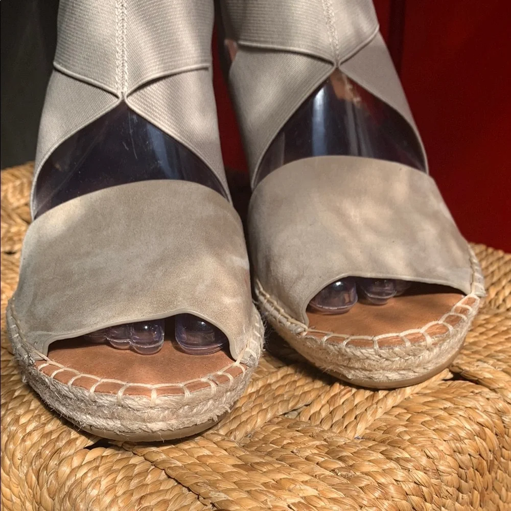 Gentle Souls Tan Wedge Shoes